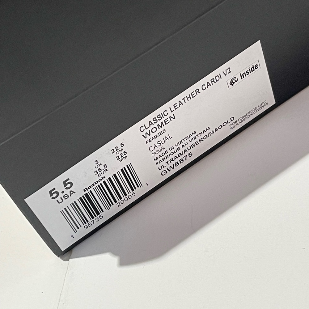 Reebok Cardi B sneakers NIB - Picture 7 of 7